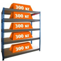 Стеллаж МКФ. Выс 2500мм. Дл 1830мм. Шир 760мм.