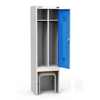 Шкаф для одежды ШРЭК 21-530 ВСК (1850х530х490мм)