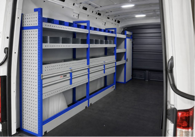 Модульный автостеллаж ЗМК для Mercedes Sprinter (модель РИ.AM.3.30.1620.3140.360)