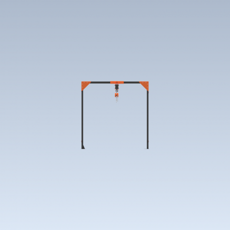 Кран-балка для фургона ГАЗ 3302