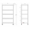 РИ Тележка инструментальная 1500х850х500 мм